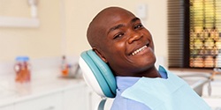 A man at his dental appointment.