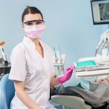 Dental office interior