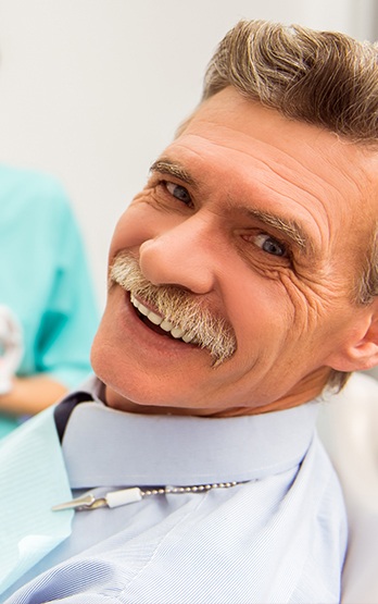 woman in dental chair